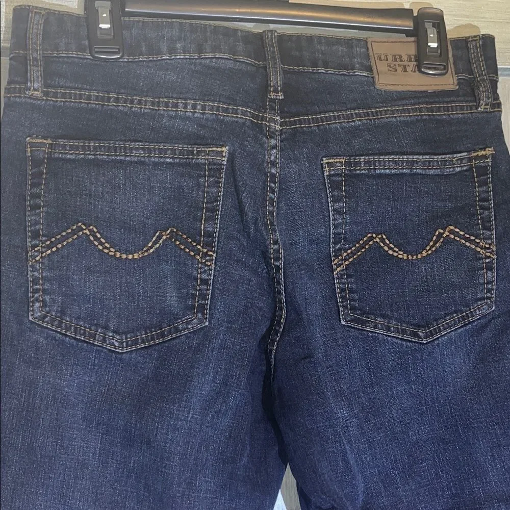 Urban Star 32X30 Men’s Straight Leg Jeans Dark Wash #denim #contemporary